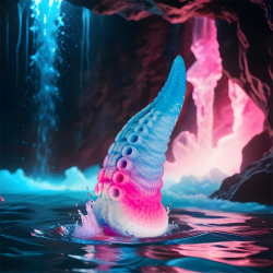 Epic - Gode Tentacle Bleu Phorcys Grande Taille